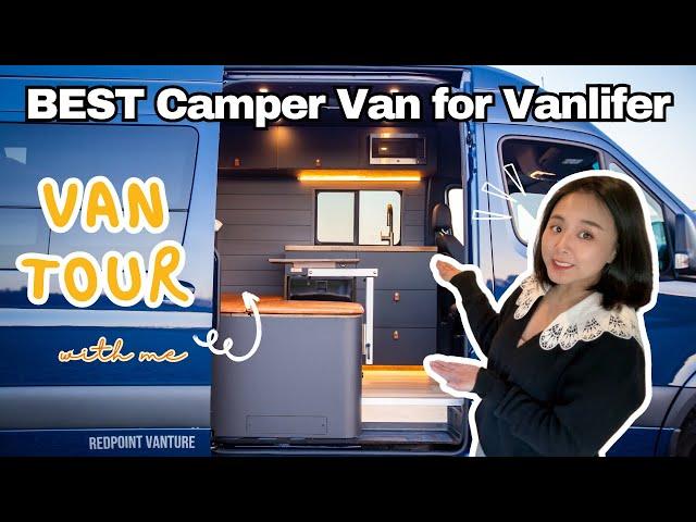 VAN TOUR | Sprinter 144 Converted to a Modern Tiny Home for Van Life is FOR SALE