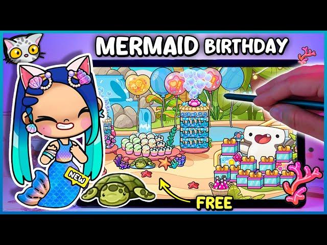  How to DECORATE a FREE MERMAID BIRTHDAY PARTY in the NEW WATER PARK of Avatar World 