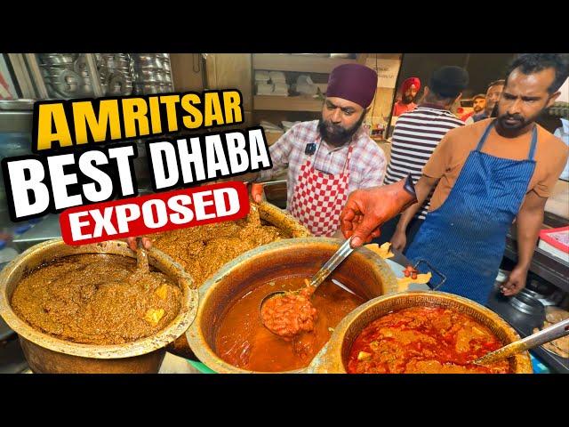 Amritsar's BEST DHABA (Food Review) | Charming Chicken and Makhan Fish | Amritsar Aman Food Tour