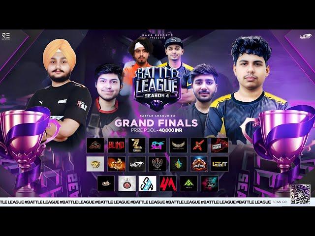 OG,BLIND,TWM,HH,LIMRA ||PRIZE POOL 40,000 INR ||RAKA BLS4 FINALS LIVE ||ORGANIZED BY RAKA ESPORTS