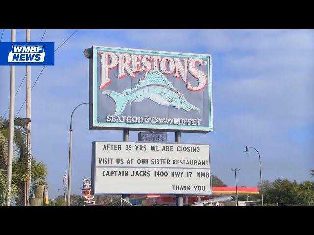 Beloved North Myrtle Beach seafood restaurant closes