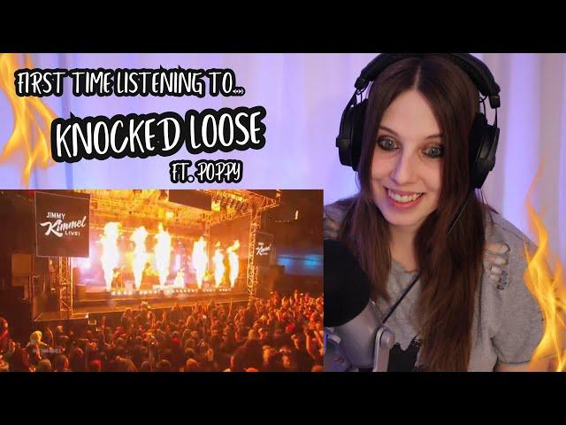 Knocked Loose ft. Poppy – Suffocate - Jimmy Kimmel Live | Reaction