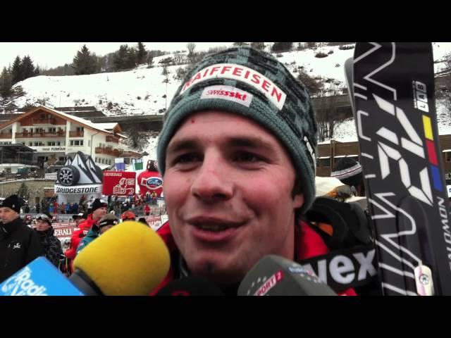 Beat Feuz talks about his SG victory in Val Gardena