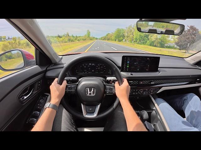 2025 Honda Accord Hybrid Touring - POV Road Trip Driving Impressions