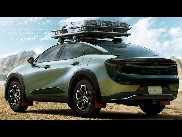 New 2024 Toyota Crown RS Landscape - Most Luxury Off-Road Crossover!
