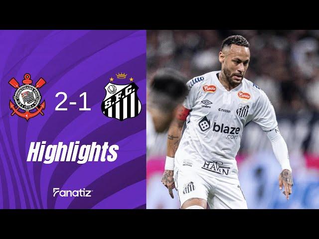 Corinthians vs. Santos 2-1 | Highlights | Paulistao 2025