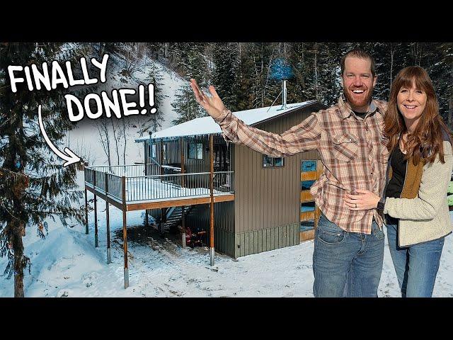 FINISHING Our Metal Deck | Couple Building Off-Grid