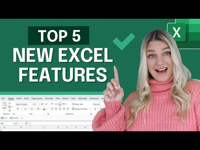 NEW! Top 5 Excel Features Microsoft Just Released