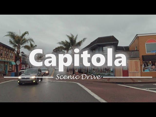 Driving in Downtown Capitola, California - 4K