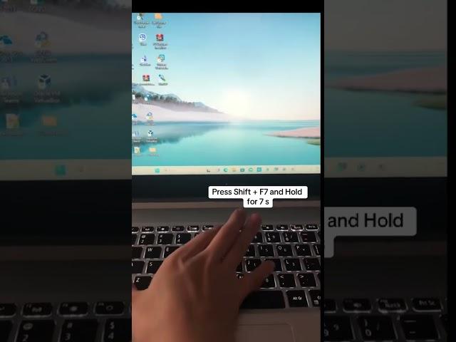 Cursor not showing on laptop acer #part2 #shortcut keys #pc #fyp #windows11