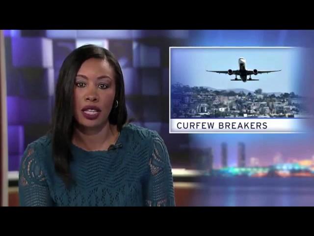 Airline curfew violations at San Diego International Airport