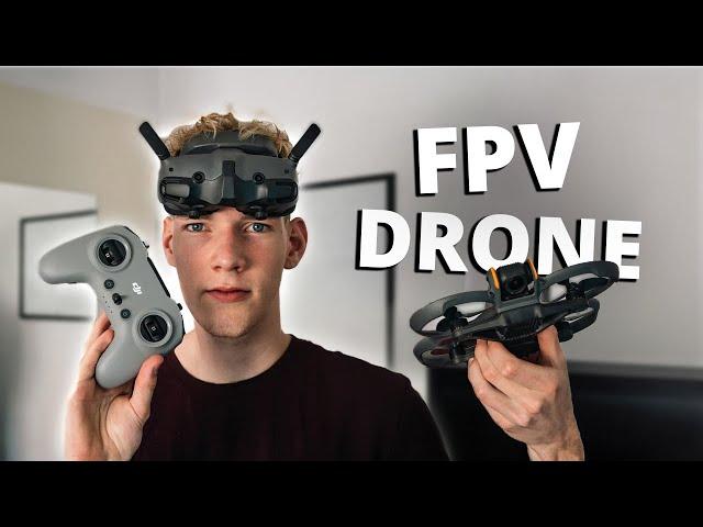 Learning To Fly A FPV Drone - MY FIRST FPV DRONE EXPERIENCE