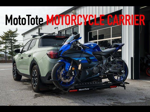 WOULD YOU TRUST YOUR MOTORCYCLE ON IT? | MotoTote Motorcycle Carrier (Install/Overview)