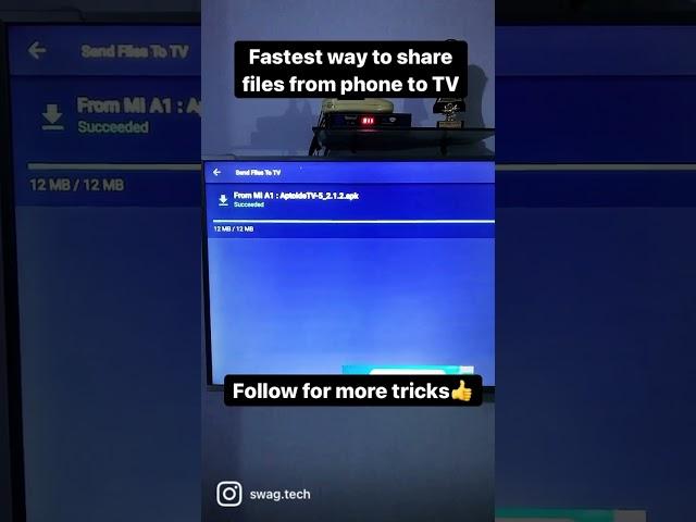 Send Files from phone to Android TV
