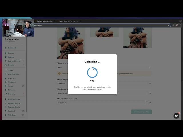 How To Upload a Premium Track to Insight Timer- It's Easy