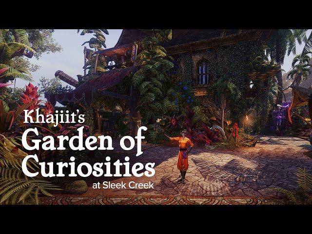 ESO House Tour: Sleek Creek - Khajiit's Garden of Curiosities