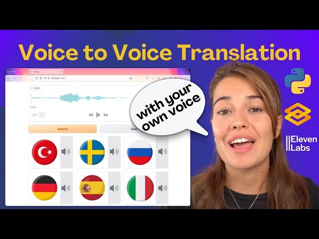 Build an AI Voice Translator: Keep Your Voice in Any Language! (Python + Gradio Tutorial)