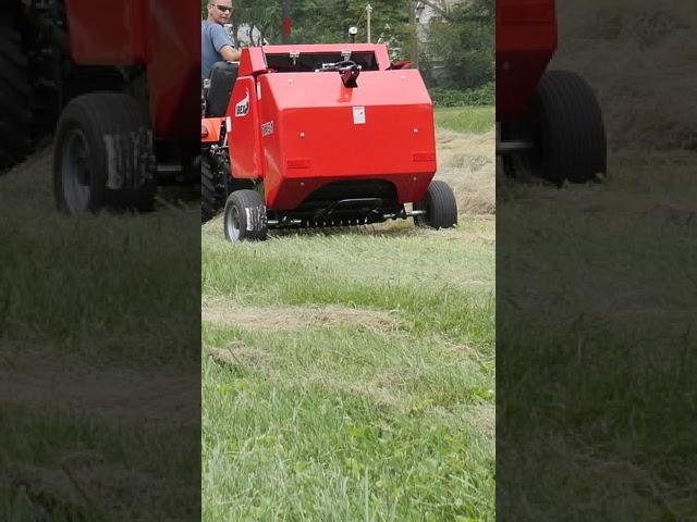 The TX31 Mini Round Baler with Net Wrap!