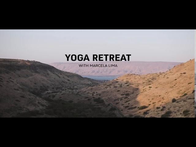 Yoga camping retreat