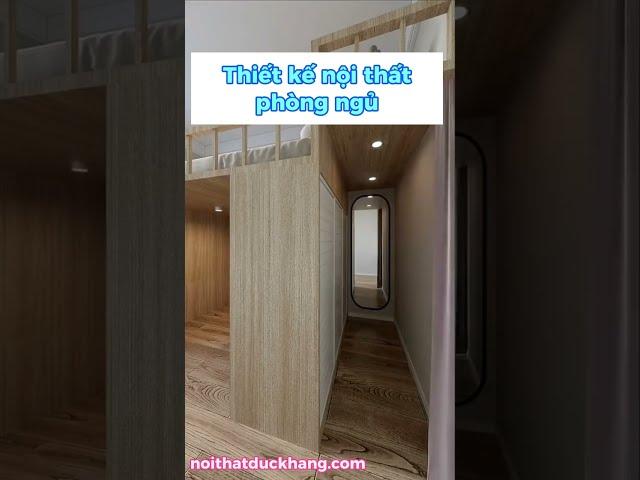 Thiết kế nội thất phòng ngủ hiện đại
