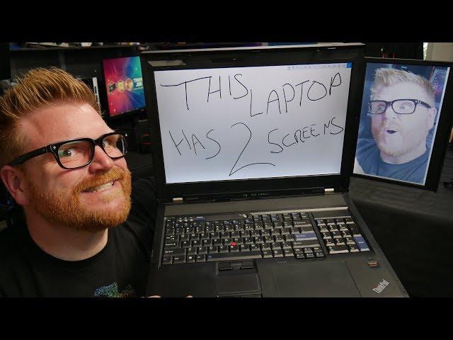 A $5000 laptop from 2009 WITH 2 SCREENS?!?!?