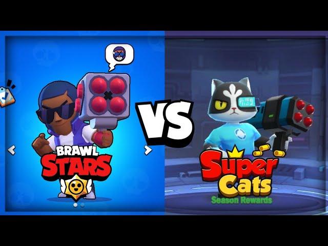 Brawl Stars Vs. Super Cats (Heroes Comparison)