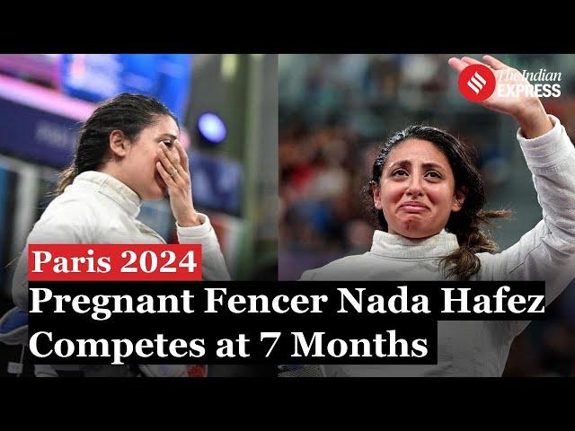 Pregnant Fencer Nada Hafez Inspires at Paris Olympics 2024, Competes at Seven Months Along