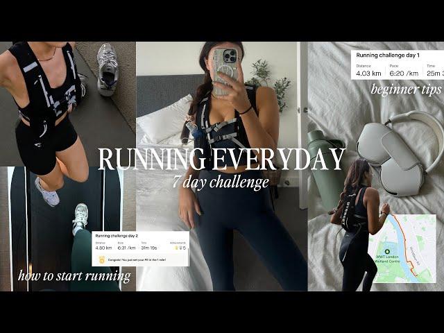 I RAN EVERYDAY FOR A WEEK | how to start enjoying running *life-changing results*