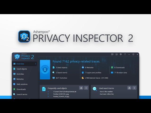 Ashampoo Privady Inspector 2 - Full Control Over Your Data