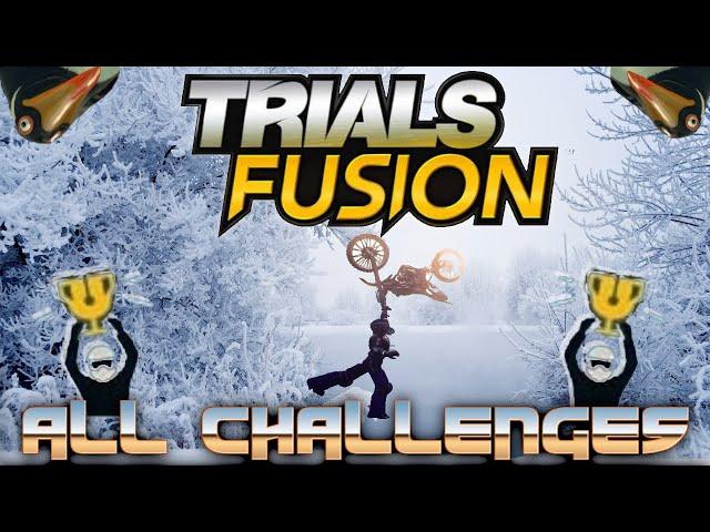 [Trials Fusion] - All Challenges! (Including DLC!)