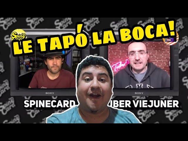 @TuberViejuner  destrozó a @SpineCard hablando de repros y colección de videojuegos