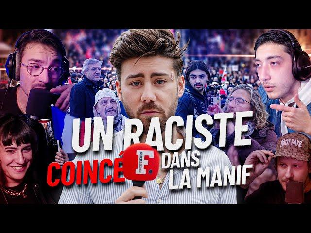FRONTIERE s'incruste dans la MANIF contre l'EXTREME-DROITE ?!