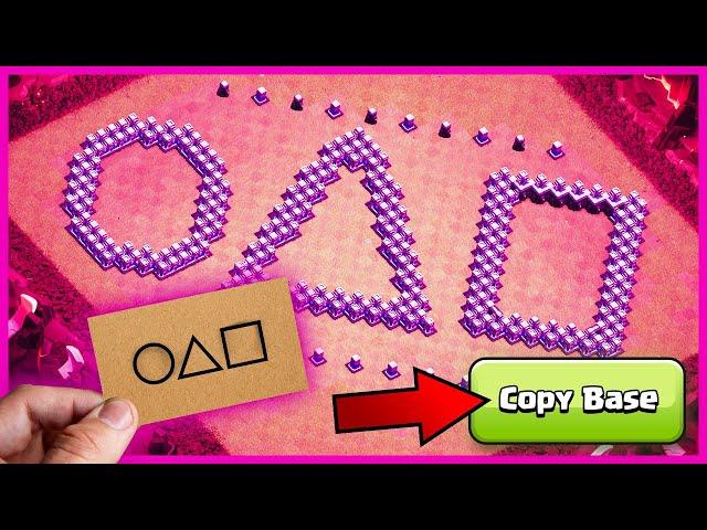 SQUID GAME BASE FOR TOWN HALL 13 - Copy Base Link | Clash of Clans