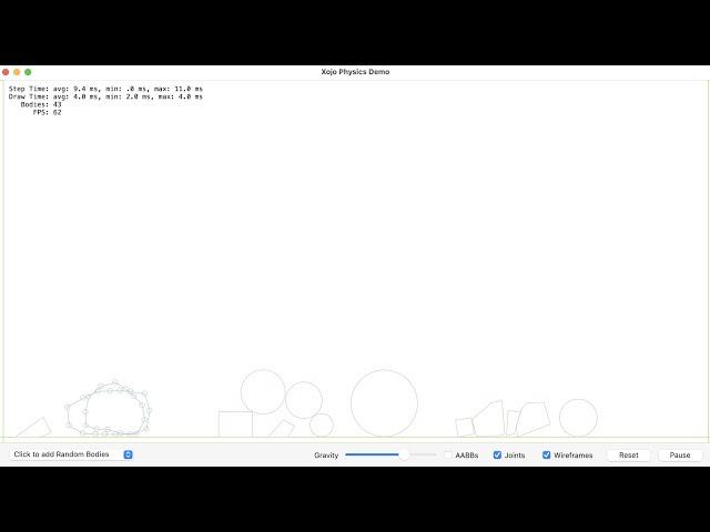 Xojo Physics Engine (Box2D Port)