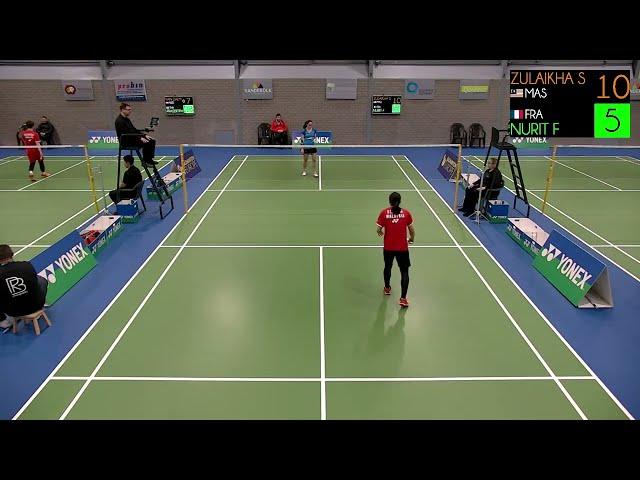 Siti Zulaikha  - Floriane Nurit , WS, Yonex Dutch Junior International 2023