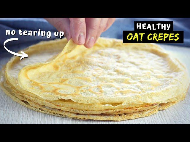 How to make CREPES with OATS that don't fall apart.