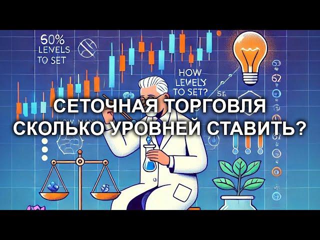 Сеточная торговля, сколько уровней ставить? Эксперимент