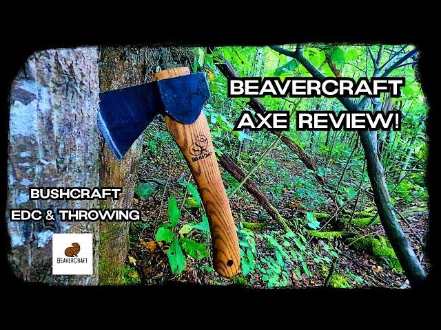 Reviewing the Beavercraft Bushcraft AX1 Axe - Hand Forged Hatchet