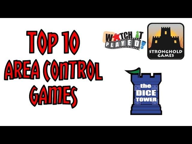 Top 10 Area Control Games