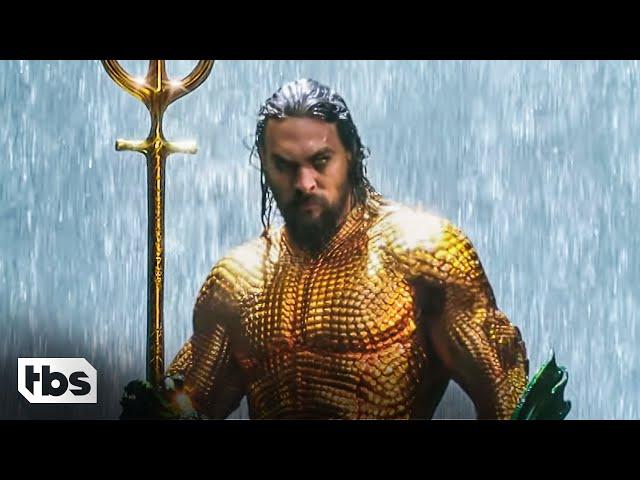 Aquaman Retrieves the Trident of Atlan From the Karathen (Clip) | Aquaman | TBS