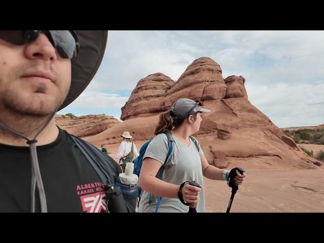 Delicate Arch Hike Arches NP May 2024