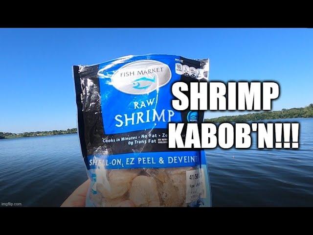 How to catch Catfish with a Bobber and Shrimp (Shrimp Kabob'n)