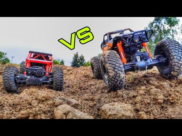 HB Rock Crawler Vs Big Foot Monster Truck - 4x4 Vs 4x4