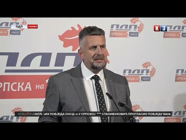 Vuković: Stanivuković pobijedio za gradonačelnika u Banjaluci 06.10.2024.