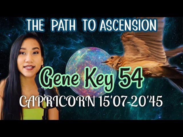 CAPRICORN DESTINYGENE KEY 54 // GATE 54 HUMAN DESIGN