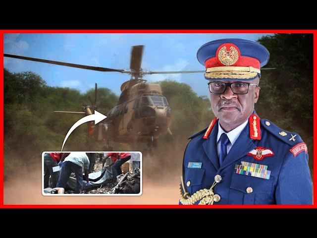 SAD! See How Bodies Of CDF Francis Ogolla and 9 others were taken To Lee Funeral by KDF Chopper