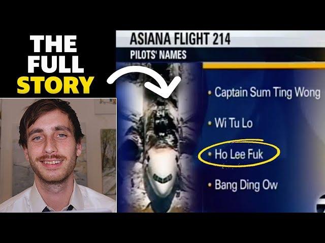 The STORY behind Asiana Pilots Names KTVU News Fail