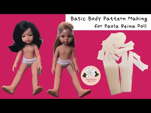 Free Paola Reina Basic Body Block Pattern Making - Draping on Dolls Learn the easiest way to drape!!