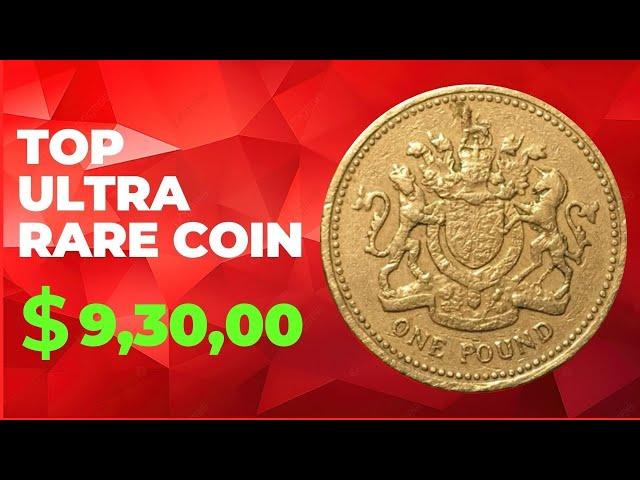 1983 ONE POUND COIN UNLELIEVABLE  VALUE WORTH $93,000.