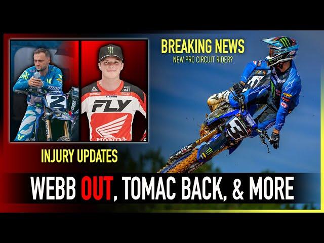 Who's OUT, New Kawasaki Rider, & Eli Tomac News!